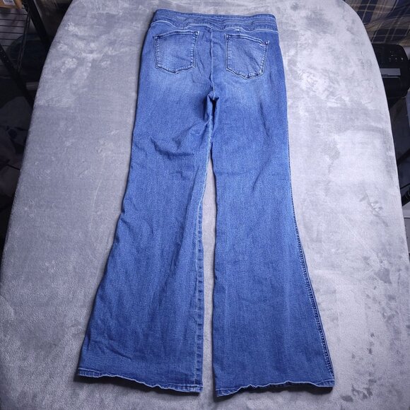 Tommy Jeans Womens Flare Jeans 32 High Rise Medium Wash Stretch Y2K 90s - Picture 4 of 8